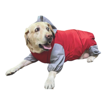 Dog Raincoat (Full Sleeves Jumpsuit) – Waterproof, Reflective & Stylish
