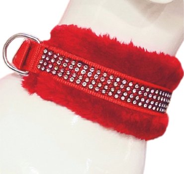 Dog Soft Fur Padded Collar – Comfortable & Durable Pet Collar