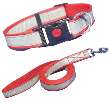 Dog Reflective Collar & Leash – Safety & Comfort for Night Walks